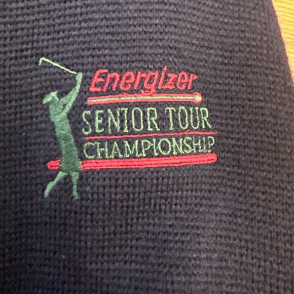 Proquip Golf Windstopper Wool Blend Tartan Plaid Sweater Men L Senior Tour - Picture 5 of 10